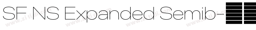 SF NS Expanded Semib字体转换 SF NS Expanded Semib字体转换